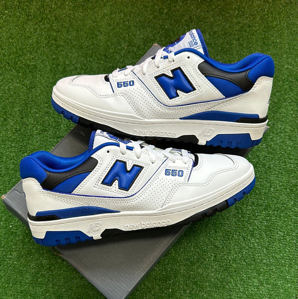 New Balance White Blue Black 550s Size 11