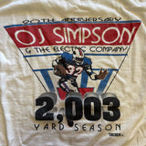Vintage Buffalo Bills OJ Simpson Tee Size L