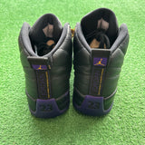 Jordan Field Purple 12s Size 8