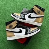 Jordan Patent Gold Toe 1s Size 12