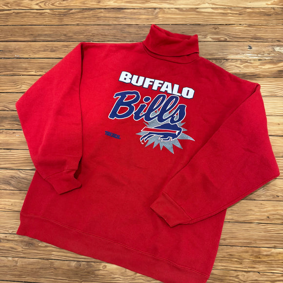 Vintage Buffalo Bills Turtle Neck Crewneck L