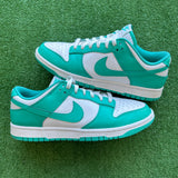 Nike Clear Jade Low Dunks Size 9.5