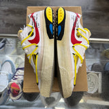 Nike Off White University Red Low Blazer Size 11