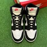 Nike Black White High Dunk Size 10.5W/9M