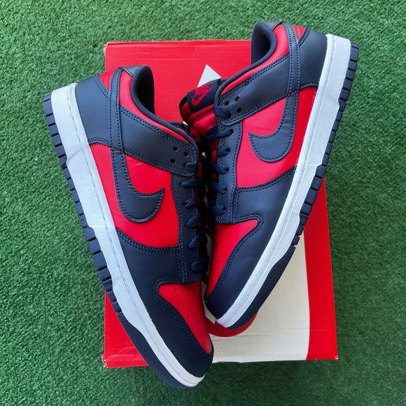 Nike CO.JP University Red Obsidian Low Dunk Size 10