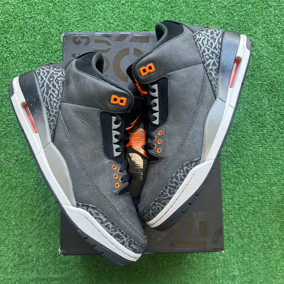 Jordan Fear 3s Size 9.5
