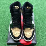 Jordan Patent Gold Toe 1s Size 12