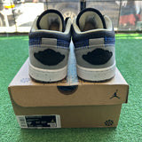 Jordan Crater Black Grey Low 1s Size 9.5