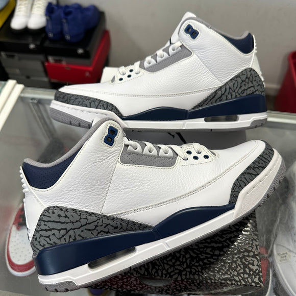 Jordan Midnight Navy 3s Size 10