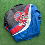 Vintage Buffalo Bills Leather Jacket Size XL