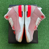 Jordan Rust Pink 3s Size 6W/4.5M