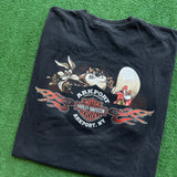 Vintage Harley Davidson Looney Tunes Tee Size XXL