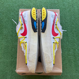 Nike Off White University Red Low Blazers Size 11
