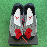 Jordan Black Canvas 4s Size 9.5