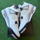 Jordan White Cement 4s Size 11