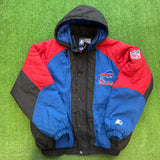 Vintage Buffalo Bills Winter Starter Jacket Size XL