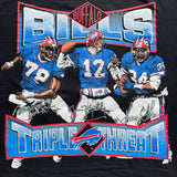 Vintage Buffalo Bills Triple Threat Tee Size L