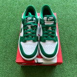 Nike White Malachite Low Dunk Size 6Y