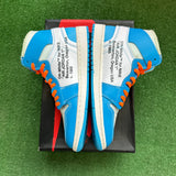 Jordan Off White UNC 1s Size 9.5
