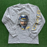 Vintage Buffalo Sabres Ryan Miller Longsleeve Tee Size M