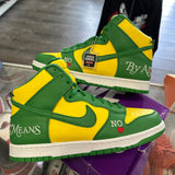Nike Supreme By Any Means Brazil SB High Dunk Size 11.5