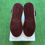 Jordan Dark Beetroot Mid 1s Size 7W/5.5M