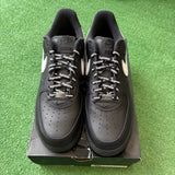 Nike Supreme Black White Low Air Force 1s Size 11