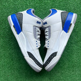 Jordan Racer Blue 3s Size 11