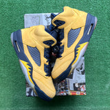Jordan Michigan 5s Size 10
