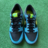 Nike Acid Wash Baltic Blue Low Dunks Size 5.5Y