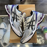 ASICS White Dark Grape Gel Kayano 14s Size 8.5W/7M