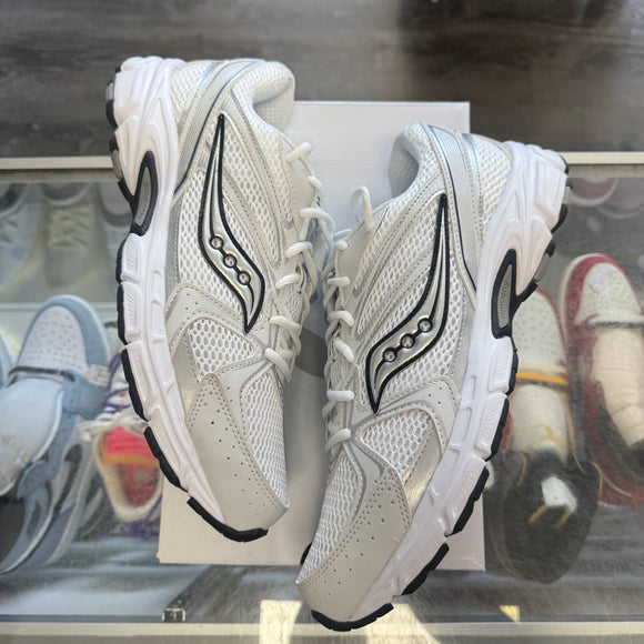 Saucony White Silver Grid Ride Millenniums Size 12