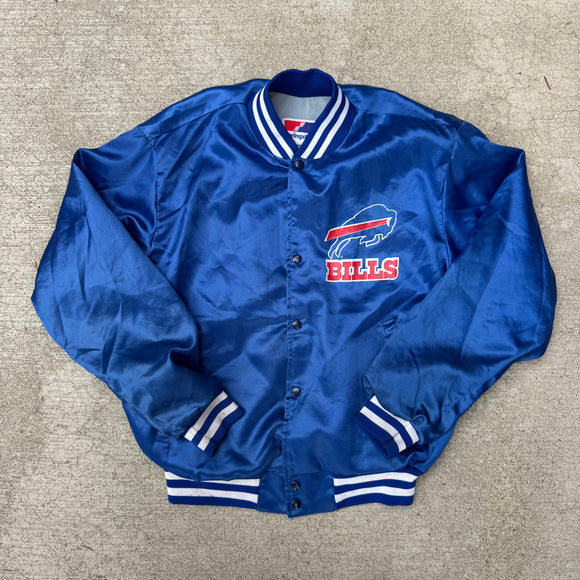 Vintage Buffalo Bills Satin Jacket Size L