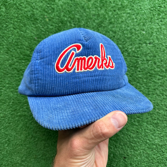 Vintage Rochester Americans Corduroy SnapBack Hat