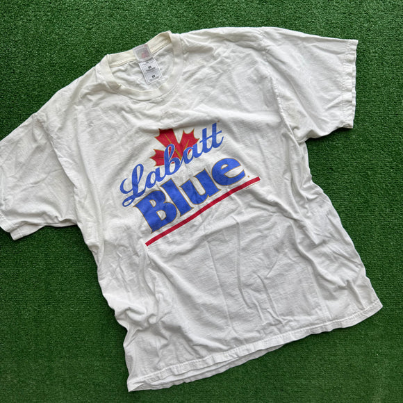 Vintage Labatt Blue Tee Size L