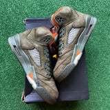 Jordan Olive 5s Size 5.5Y