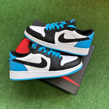 Jordan Dark Powder Blue Low 1s Size 5Y