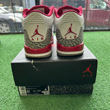 Jordan Cardinal 3s Size 6.5Y