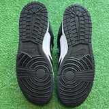 Nike Black White Low Dunk Size 11.5