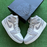Jordan Natural Sail Grey Mid 1s Size 9