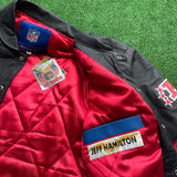 Vintage Buffalo Bills Leather Jacket Size XL