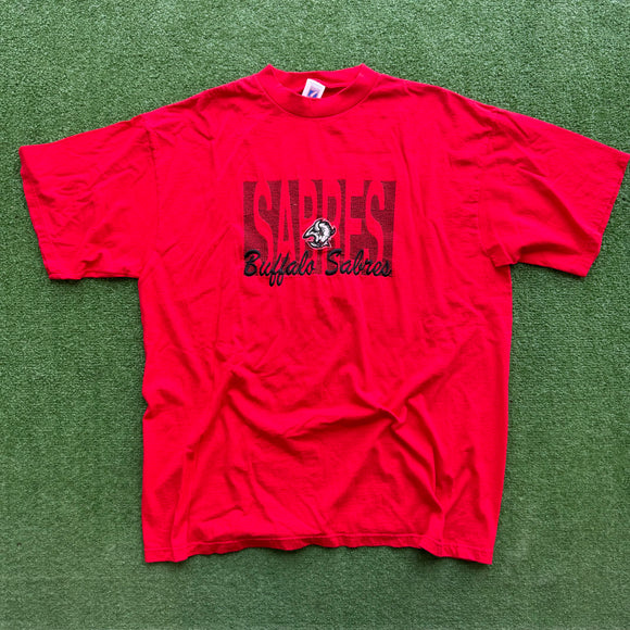Vintage Buffalo Sabres Tee Size XXL