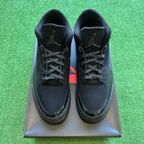 Jordan Black Cat 3s Size 11.5