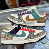Nike Safari Mix Low Dunks Size 8.5W/7M