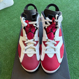 Jordan Carmine 6s Size 7.5