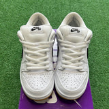 Nike White Gum SB Low Dunk Size 8