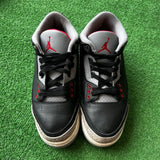 Jordan Black Cement 3s Size 7Y