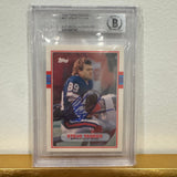 Buffalo Bills Steve Tasker Autographed Authenticated Card