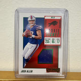 Buffalo Bills Josh Allen Jersey Patch Card