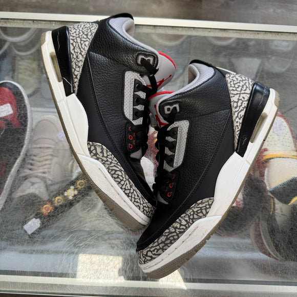 Jordan Black Cement 3s Size 10.5